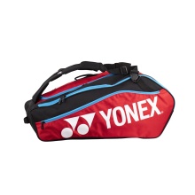 Yonex Racket Bag Club Line (Racket Bag, 3 Main Compartments) #23 Red 12 Pack